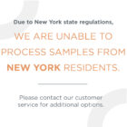 Unable to process samples from NYS